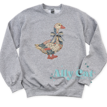 Load image into Gallery viewer, patchwork duck/chicken/bunny crewneck/hoodie