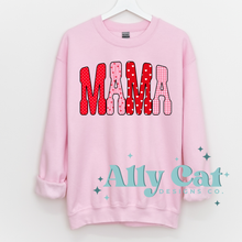 Load image into Gallery viewer, MAMA valentines crew/hoodie