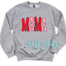 Load image into Gallery viewer, MAMA valentines crew/hoodie