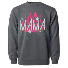 Load image into Gallery viewer, mama rocker flames pink