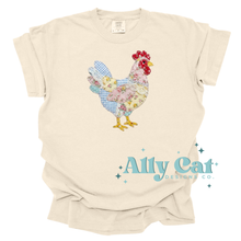Load image into Gallery viewer, patchwork duck/chicken/bunny tee
