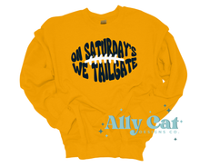 Load image into Gallery viewer, on saturdays we tailgate crewneck/hoodie