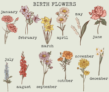 Load image into Gallery viewer, mothers day personalized birth flower garden