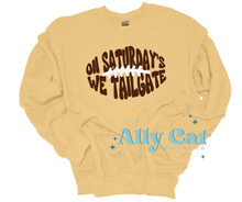 Load image into Gallery viewer, on saturdays we tailgate crewneck/hoodie