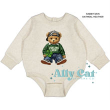 Load image into Gallery viewer, feeling lucky bear infant/toddler/youth tee or crew