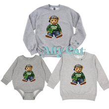 Load image into Gallery viewer, feeling lucky bear infant/toddler/youth tee or crew