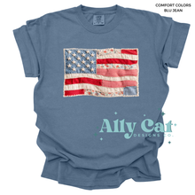 Load image into Gallery viewer, flag patchwork tee