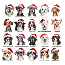 Load image into Gallery viewer, santa dogs
