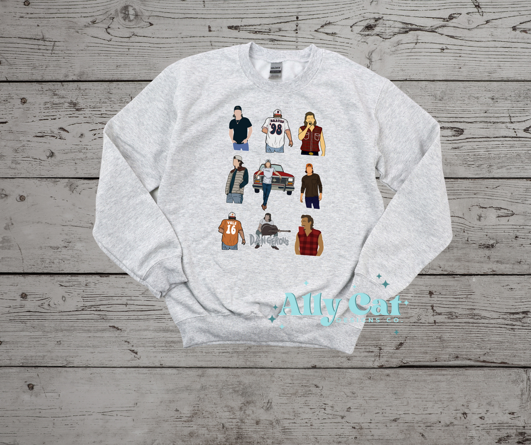 country music eras crewneck