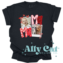 Load image into Gallery viewer, custom mama polaroid picture tee
