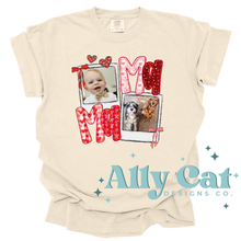 Load image into Gallery viewer, custom mama polaroid picture tee
