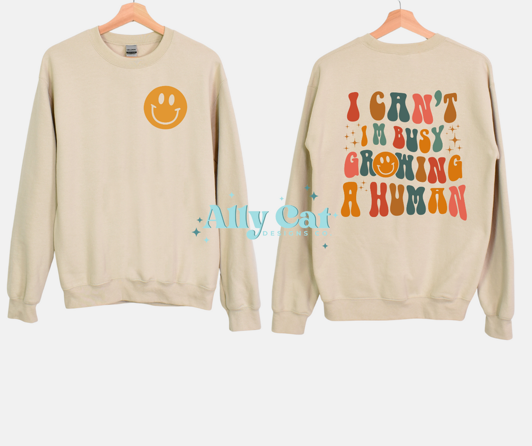 I can't I'm busy growing a human crewneck