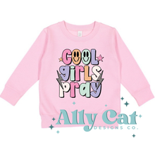 Load image into Gallery viewer, cool girls pray crew Toddler/Youth/Adult
