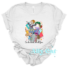 Load image into Gallery viewer, in da clerb we all fam book characters
