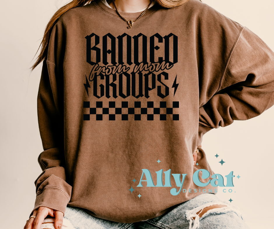banned from mom groups Ally Cat Designs Co.