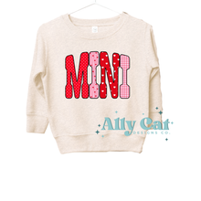 Load image into Gallery viewer, MINI valentines crew &amp; infant body suit
