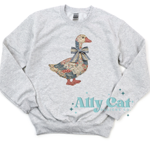 Load image into Gallery viewer, patchwork duck/chicken/bunny crewneck/hoodie
