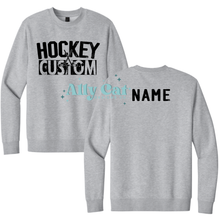 Load image into Gallery viewer, custom hockey crewneck/hoodie Youth &amp; Adult
