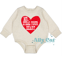 Load image into Gallery viewer, Mr Steal Your Heart Crew &amp; Infant Bodysuit
