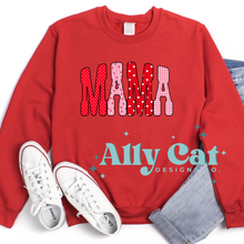 Load image into Gallery viewer, MAMA valentines crew/hoodie
