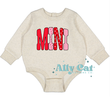 Load image into Gallery viewer, MINI valentines crew &amp; infant body suit
