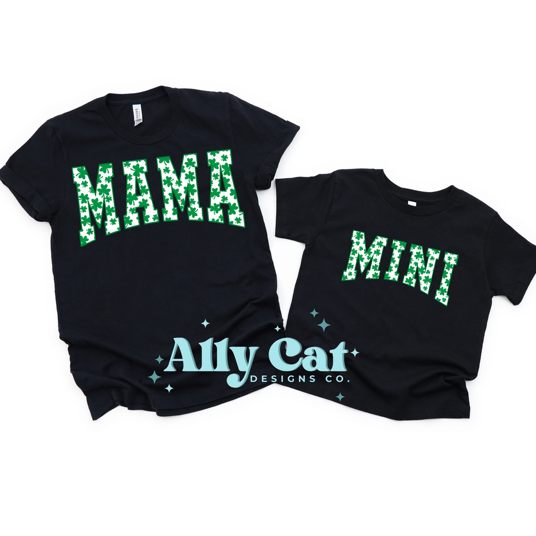 mama/mini matching lucky t-shirt
