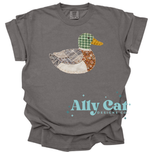 Load image into Gallery viewer, patchwork duck/chicken/bunny tee
