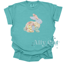 Load image into Gallery viewer, patchwork duck/chicken/bunny tee
