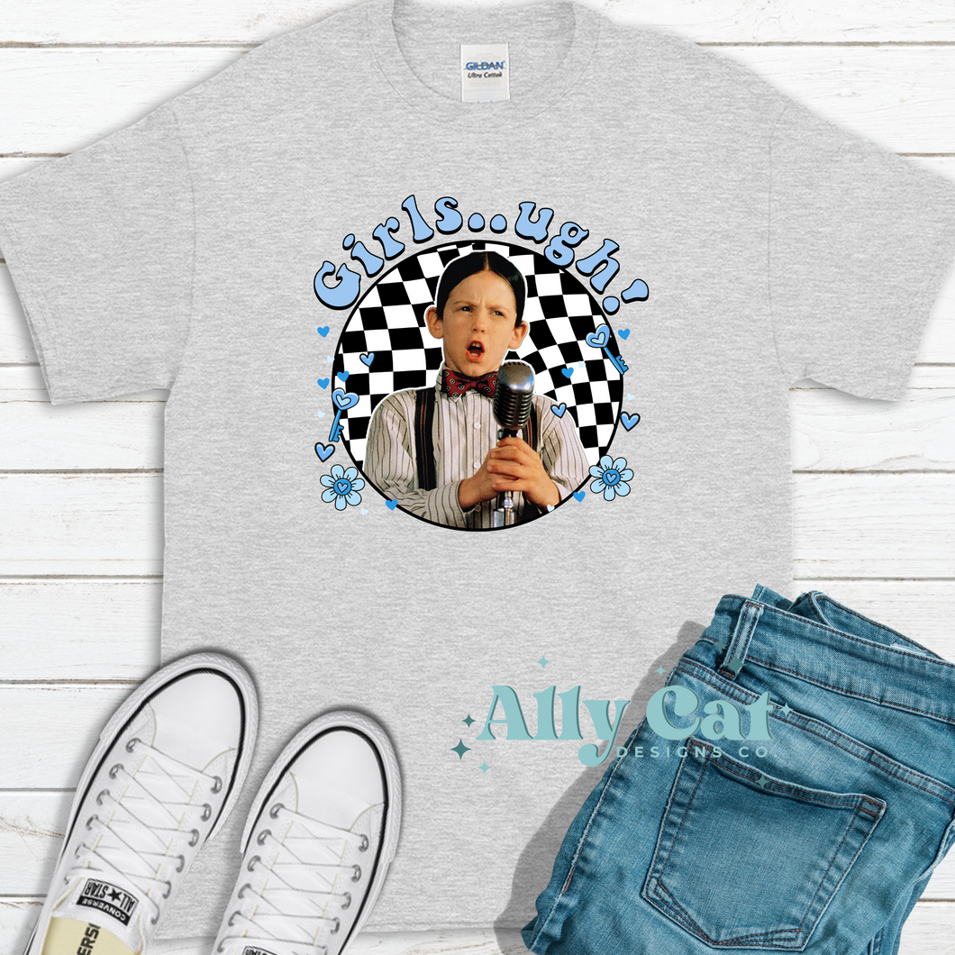 girls.. ugh alfalfa t-shirt
