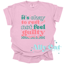 Load image into Gallery viewer, it's ok to rest and not feel guilty
