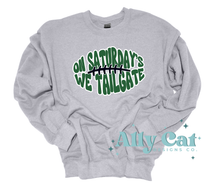 Load image into Gallery viewer, on saturdays we tailgate crewneck/hoodie
