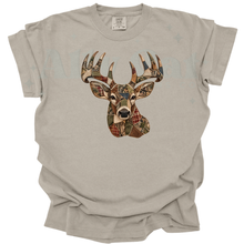 Load image into Gallery viewer, faux patchwork deer

