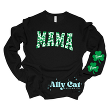 Load image into Gallery viewer, MAMA Personlized Clover Crewneck/Hoodie

