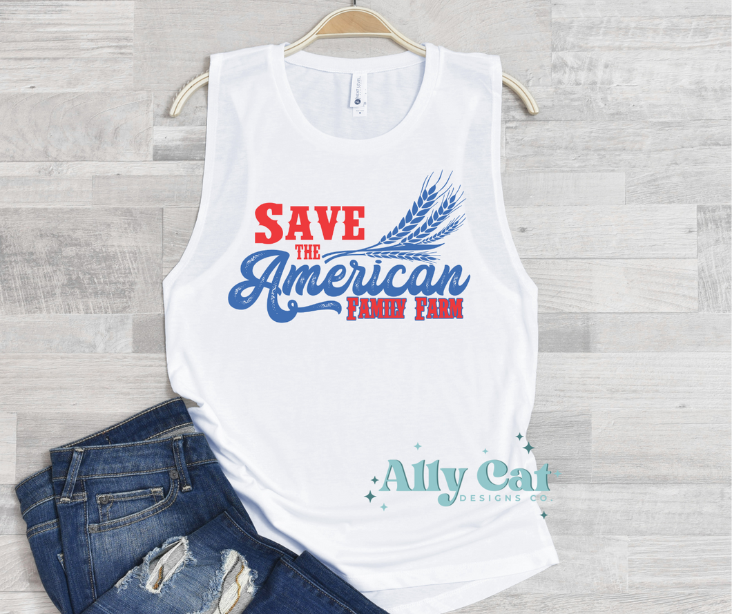 Save The American Farmer Muscle Tank