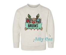 Load image into Gallery viewer, personalized reindeer crewneck
