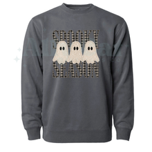 Load image into Gallery viewer, spooky season plaid faux lace
