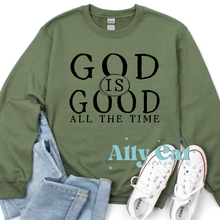 Load image into Gallery viewer, god is good crew/hoodie
