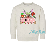 Load image into Gallery viewer, personalized reindeer crewneck
