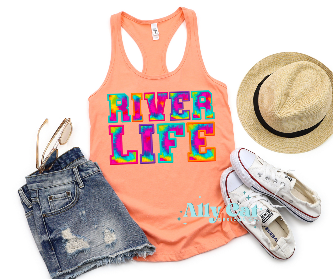 River Life Racerback Tank