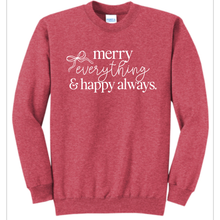 Load image into Gallery viewer, merry everything &amp; happy always
