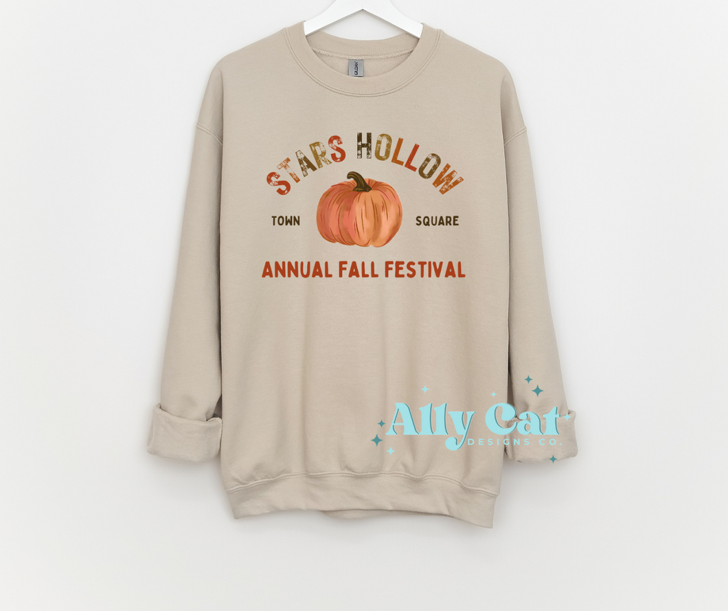 stars hollow fall festival crewneck