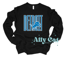 Load image into Gallery viewer, detroit crewneck long sleeve v neck/crewneck/hoodie YOUTH&amp;ADULT
