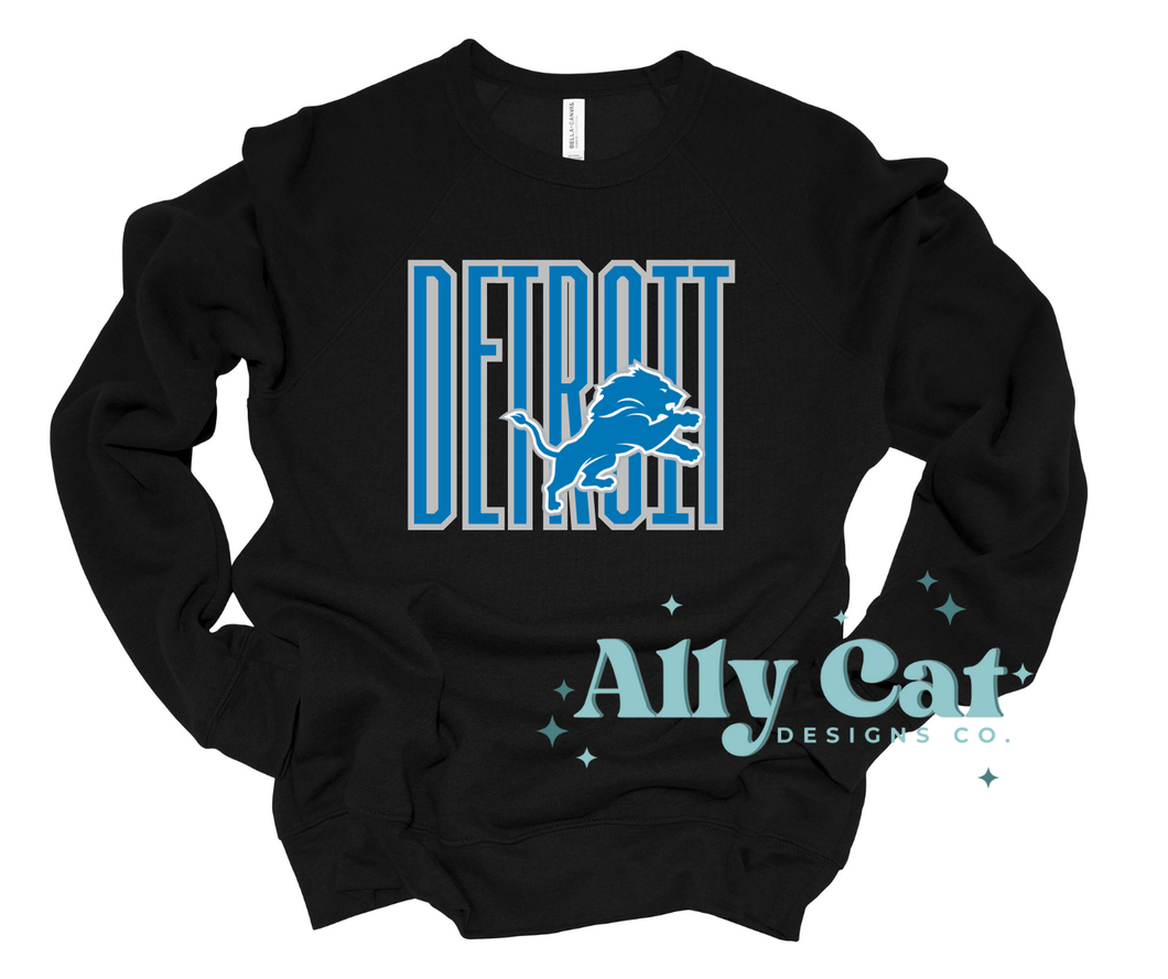 detroit crewneck long sleeve v neck/crewneck/hoodie YOUTH&ADULT