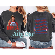 Load image into Gallery viewer, joe dirt merica lightweight crewneck
