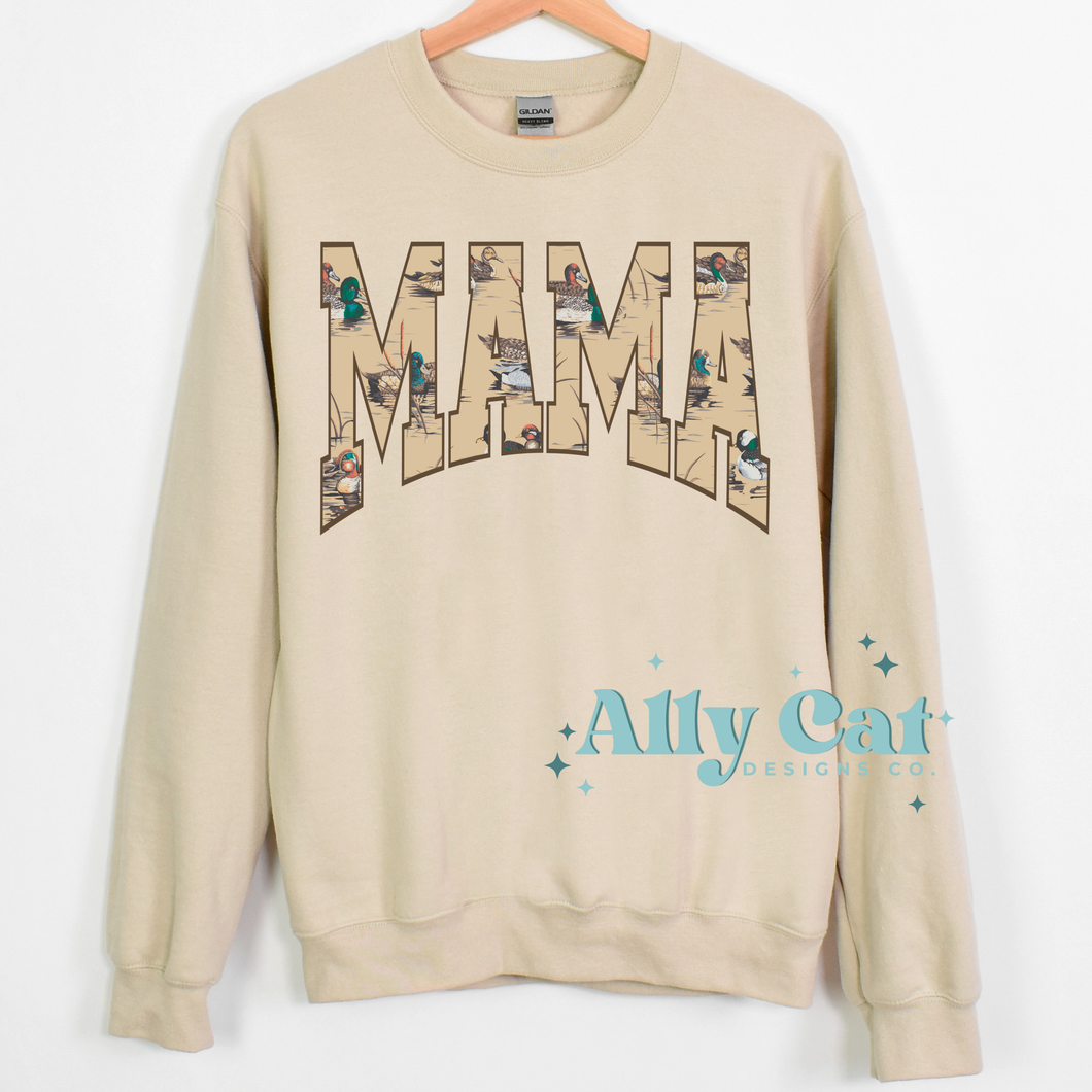 MAMA Varsity Duck Crewneck