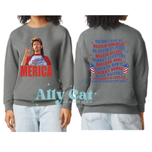 Load image into Gallery viewer, joe dirt merica lightweight crewneck
