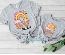 Load image into Gallery viewer, Rainbow Teach/Grades Tee
