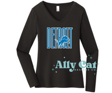 Load image into Gallery viewer, detroit crewneck long sleeve v neck/crewneck/hoodie YOUTH&amp;ADULT
