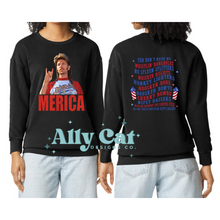 Load image into Gallery viewer, joe dirt merica lightweight crewneck
