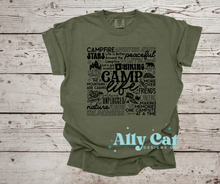 Load image into Gallery viewer, camp life tee
